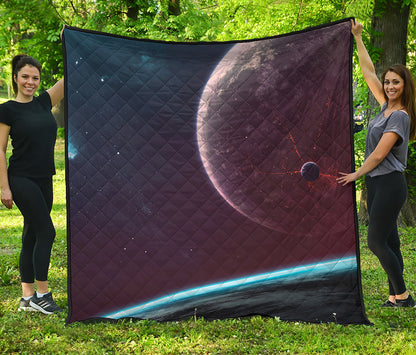 Cosmic Space Print Quilt
