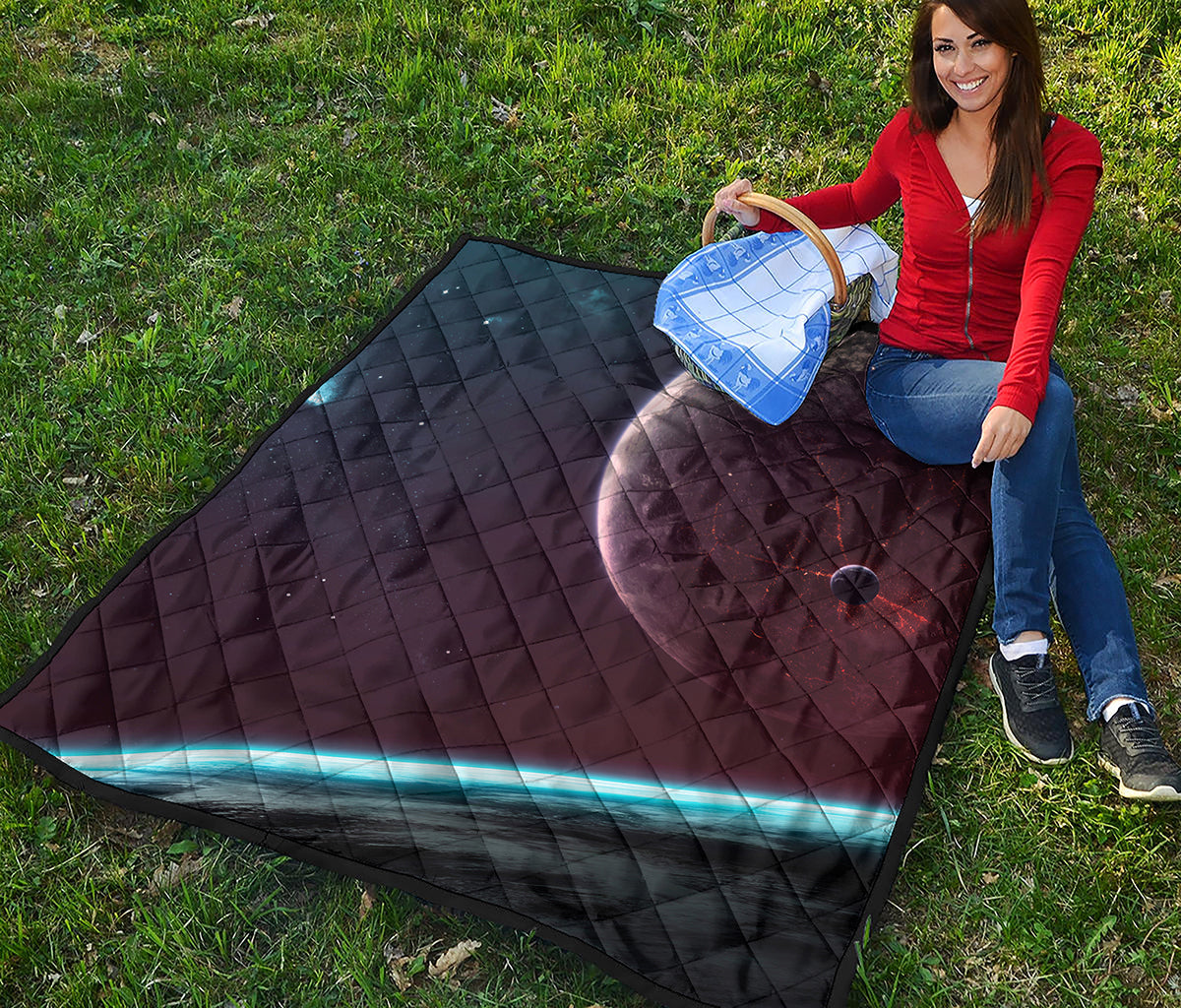 Cosmic Space Print Quilt