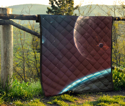 Cosmic Space Print Quilt