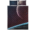 Cosmic Space Print Quilt Bed Set