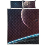 Cosmic Space Print Quilt Bed Set