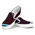 Cosmic Space Print White Slip On Sneakers