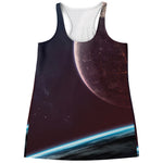Cosmic Space Print Women's Racerback Tank Top