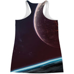 Cosmic Space Print Women's Racerback Tank Top