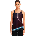 Cosmic Space Print Women's Racerback Tank Top