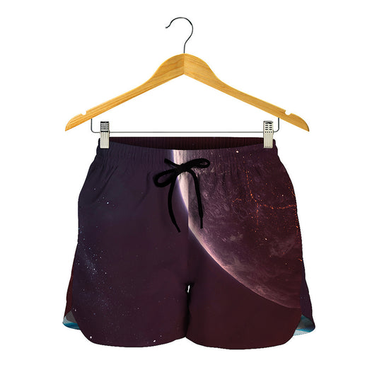 Cosmic Space Print Women's Shorts