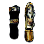 Cosmic Wolf Portrait Print Muay Thai Shin Guard