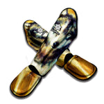 Cosmic Wolf Portrait Print Muay Thai Shin Guard