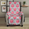 Cotton Candy Striped Pattern Print Armchair Protector