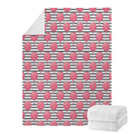 Cotton Candy Striped Pattern Print Blanket