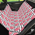 Cotton Candy Striped Pattern Print Pet Car Back Seat Cover