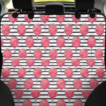 Cotton Candy Striped Pattern Print Pet Car Back Seat Cover