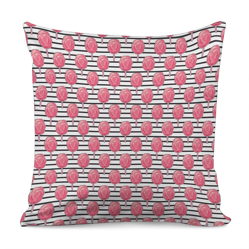 Cotton Candy Striped Pattern Print Pillow Cover