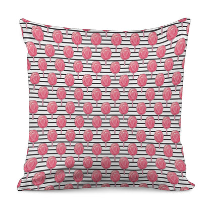 Cotton Candy Striped Pattern Print Pillow Cover