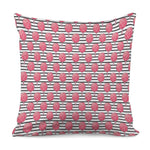 Cotton Candy Striped Pattern Print Pillow Cover