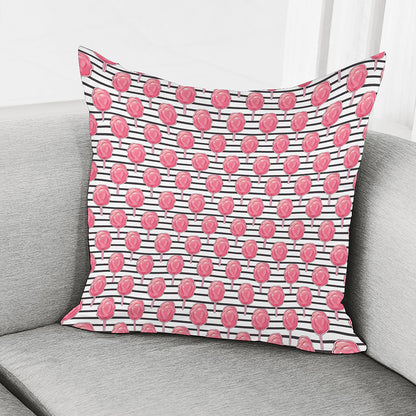 Cotton Candy Striped Pattern Print Pillow Cover