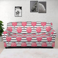 Cotton Candy Striped Pattern Print Sofa Cover
