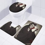 Count Dracula Print 3 Piece Bath Mat Set