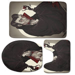 Count Dracula Print 3 Piece Bath Mat Set