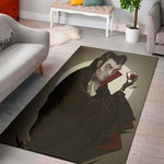 Count Dracula Print Area Rug