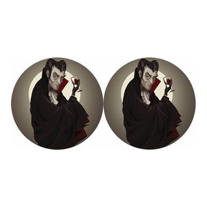 Count Dracula Print Car Coasters