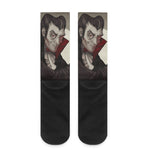 Count Dracula Print Crew Socks