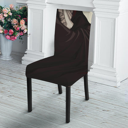 Count Dracula Print Dining Chair Slipcover