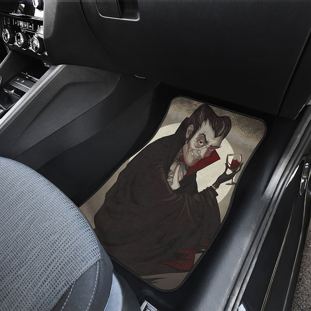 Count Dracula Print Front Car Floor Mats