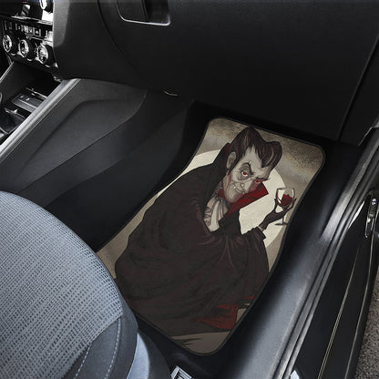 Count Dracula Print Front Car Floor Mats