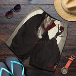 Count Dracula Print Men's Shorts