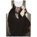 Count Dracula Print Men's Tank Top