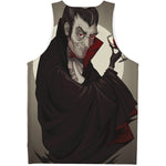 Count Dracula Print Men's Tank Top