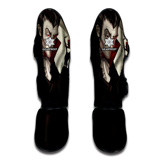 Count Dracula Print Muay Thai Shin Guard