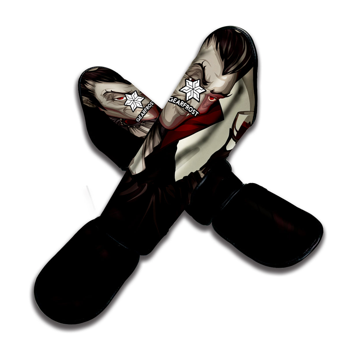 Count Dracula Print Muay Thai Shin Guard