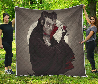 Count Dracula Print Quilt