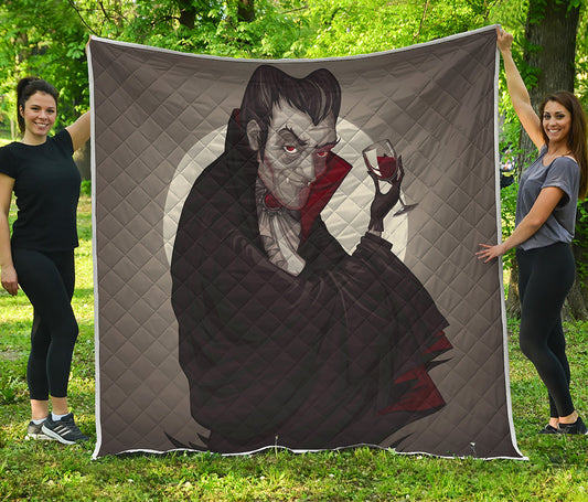 Count Dracula Print Quilt