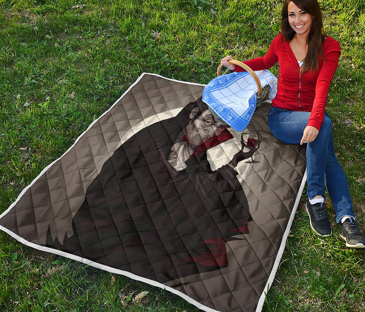 Count Dracula Print Quilt