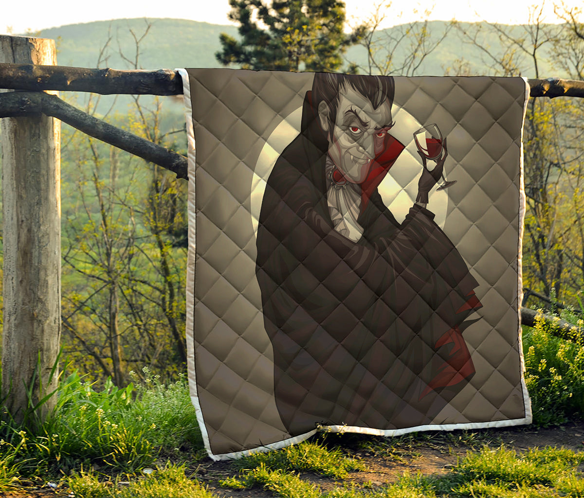 Count Dracula Print Quilt