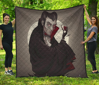 Count Dracula Print Quilt