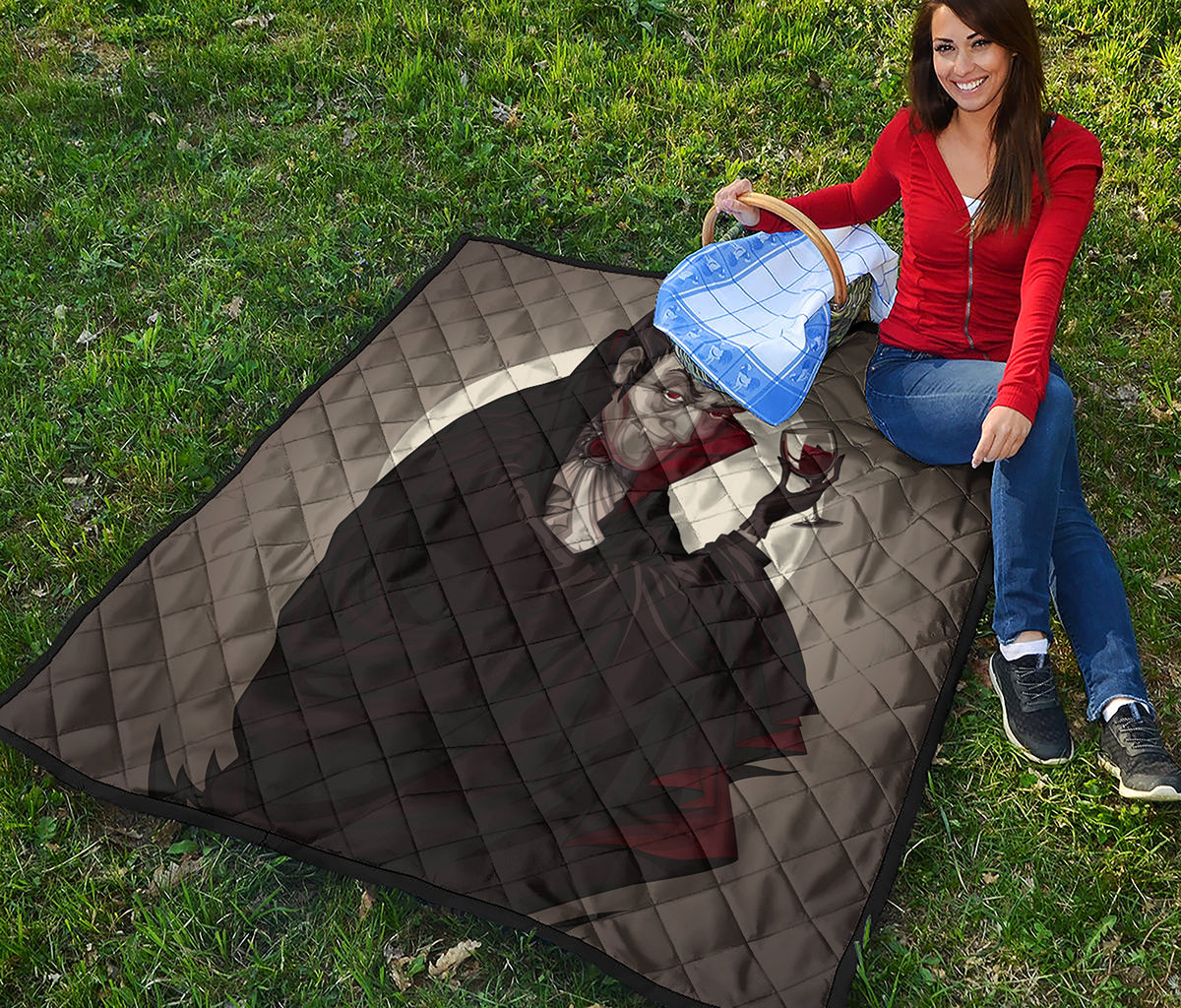 Count Dracula Print Quilt