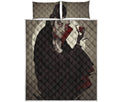 Count Dracula Print Quilt Bed Set