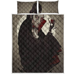 Count Dracula Print Quilt Bed Set