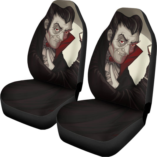 Count Dracula Print Universal Fit Car Seat Covers