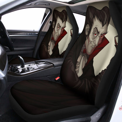 Count Dracula Print Universal Fit Car Seat Covers