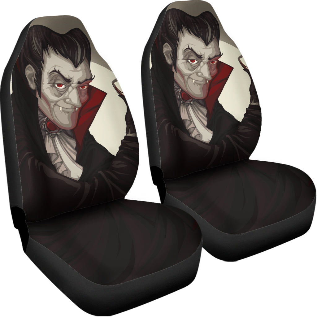 Count Dracula Print Universal Fit Car Seat Covers