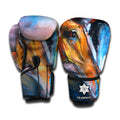Couple Horses Painting Print Boxing Gloves
