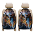 Couple Horses Painting Print Car Seat Organizers