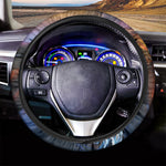 Couple Horses Painting Print Car Steering Wheel Cover