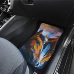 Couple Horses Painting Print Front Car Floor Mats