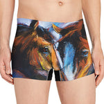 Couple Horses Painting Print Men's Boxer Briefs